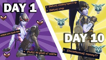 I spent 10 days learning widowmaker to prove she