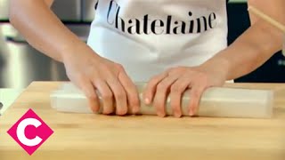 How to roll icebox cookies