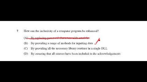 HSC SDD 2015 - Software Design and Development Q7