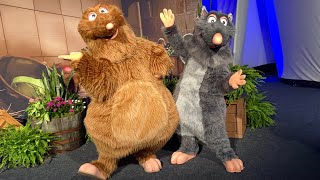 Remy & Emile "Ratatouille" Meet & Greet at Epcot Food & Wine Festival 2023 Preview Media Event