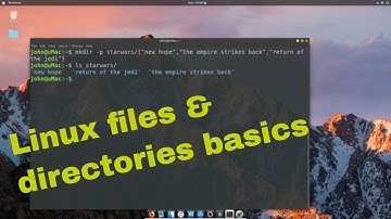 Linux basics files and folders