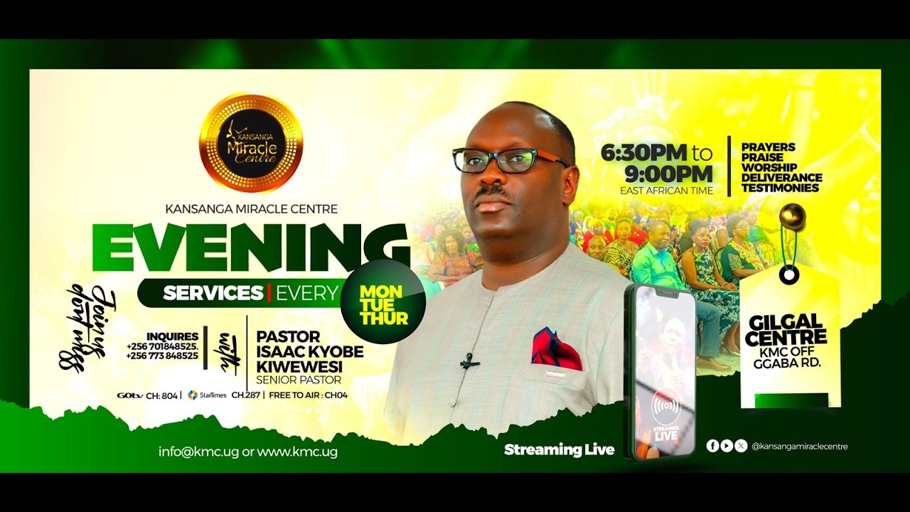 WEDNESDAY EVENING SERVICE |4TH MARCH 2026|| PR. ISAAC KYOBE  KIWEWESI ||