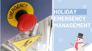 Holiday Emergency Managment: Keeping your peace dealing with the craizies
