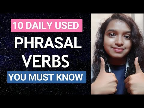 I learnt these 🤩 10 Phrasal Verbs to Level Up My English | Most ...