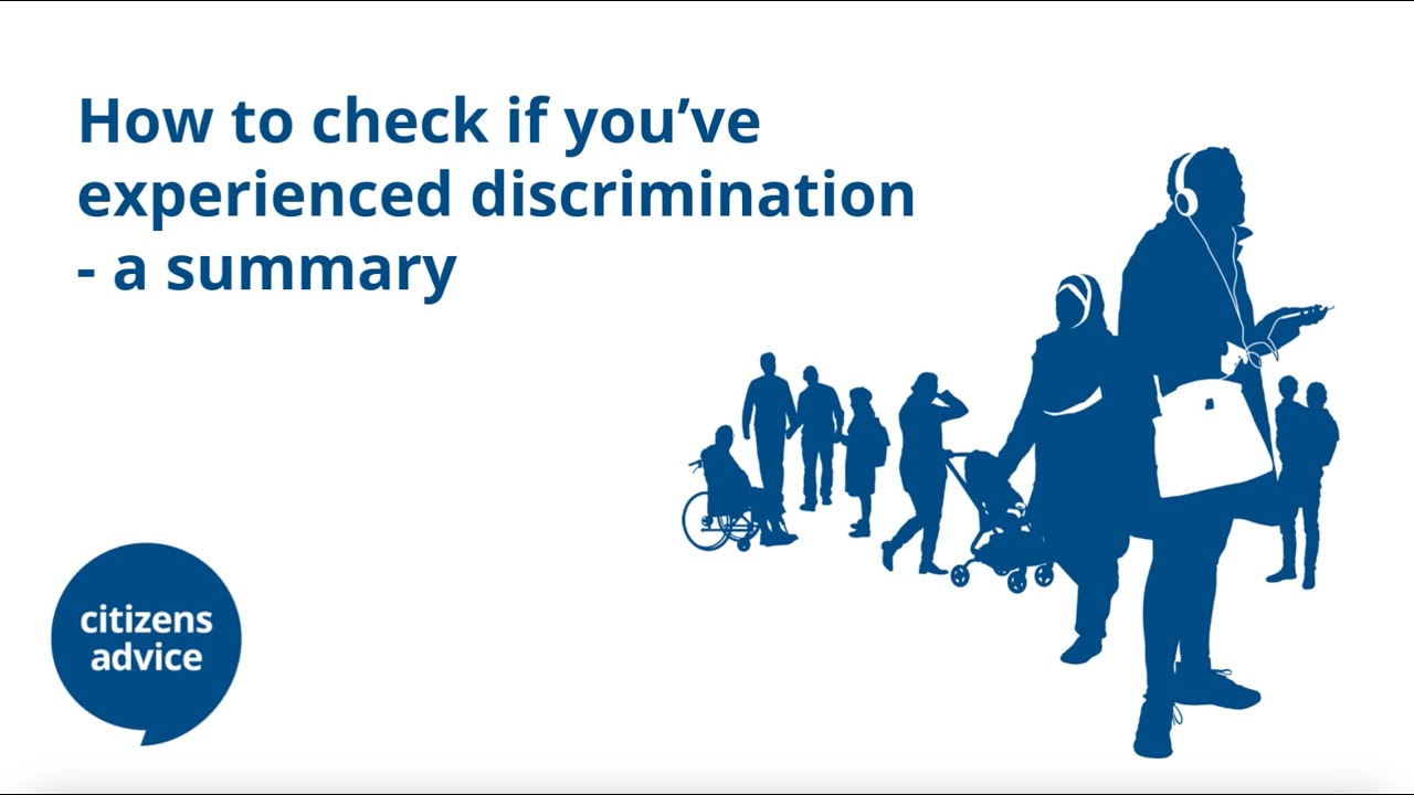 How to check if you've experienced discrimination