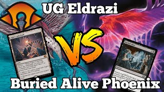 UG Eldrazi Midrange VS Buried Alive Phoenix (Modern Horizons 3 Playtesting with @YungDingo )