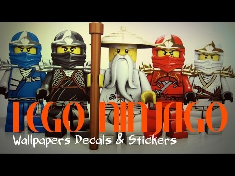 Lego NINJAGO Wallpaper, Decals & Stickers for Kids Bedroom 