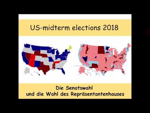 US-midterm-elections 2018: aktueller Trend zur Wahl der Senatoren und des Repräsentantenhauses