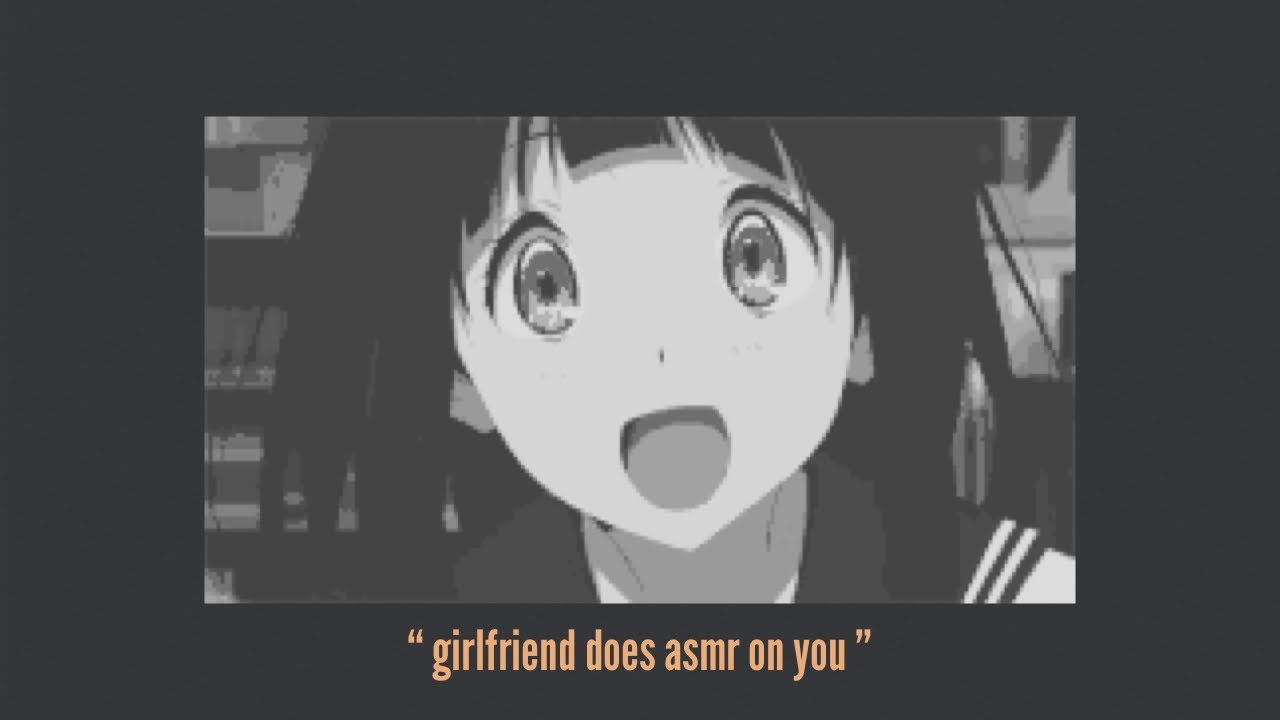 asmr Girlfriend does asmr on you [tapping] [scratching] [triggers]