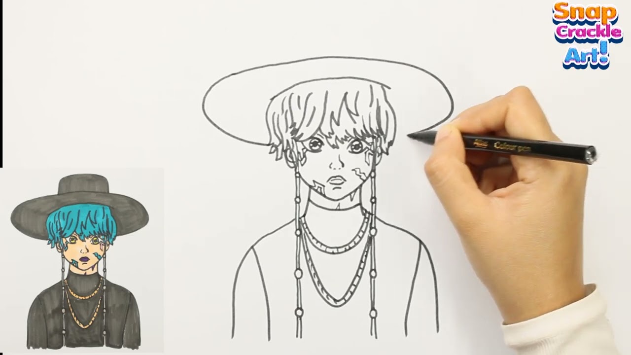 How To Draw Baby Saja Demon Form Step By Step | KPOP Demon Hunters