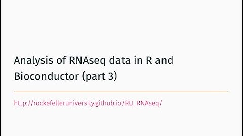 RNAseq Analysis  - Session 3 - PCA, Heatmaps and Clustering