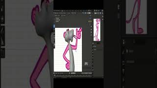 Pink panther modeling