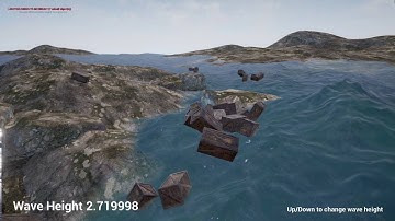 Physical Water Experiment, Unreal Engine