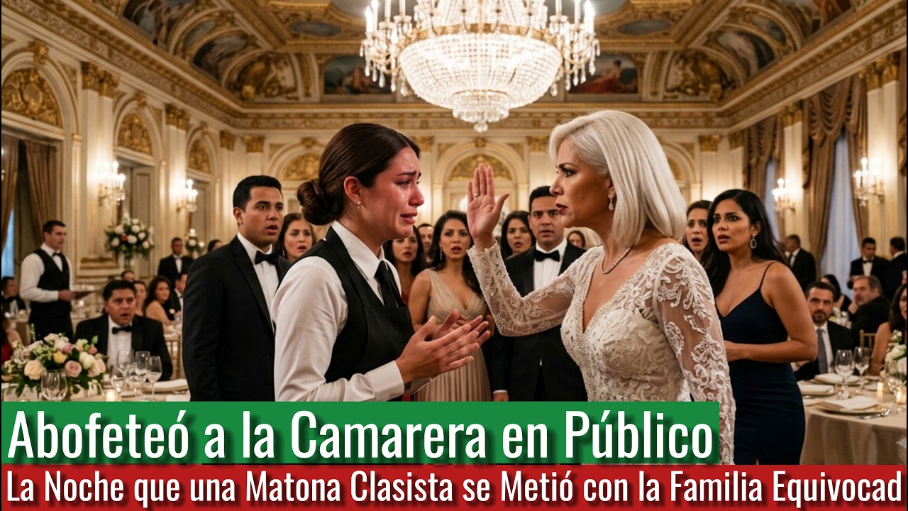 Abofeteó a la Camarera en Público.La Noche que una Matona Clasista se Metió con la Familia Equivocad