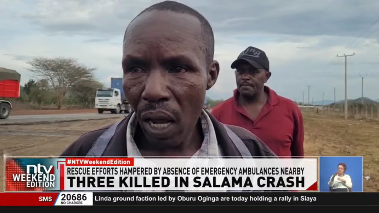 Three killed in Nairobi-Mombasa highway road crash