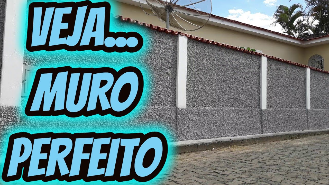 Como revestir um muro em pedra brita - Muito barato 