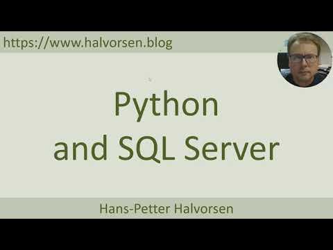 Python and SQL Server - YouTube