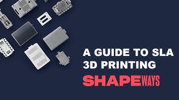 A Guide to SLA 3D Printing from Shapeways