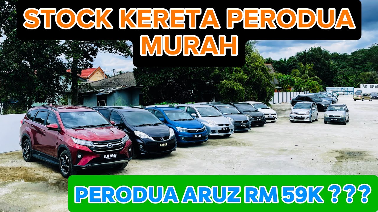 PERODUA HARGA MURAH !!! DI ARSPEEDWORLD SAHAJA BOLEH DAPAT PERODUA HARGA RM 3,900 ???