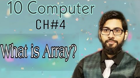 What is array in GW BASIC | Array in GW BASIC | 10 class computer chapter 4