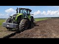 Плуг оборотный ППО-6-35/50К с предплужниками с трактором Claas