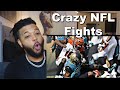 10 Craziest Fights In NFL History | Reaction