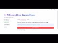 LLM Merge AI Data Integration Too