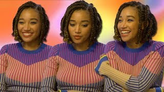 Amandla Stenberg Reveals Her Hilarious First Impressions Of KJ Apa | PopBuzz Meets