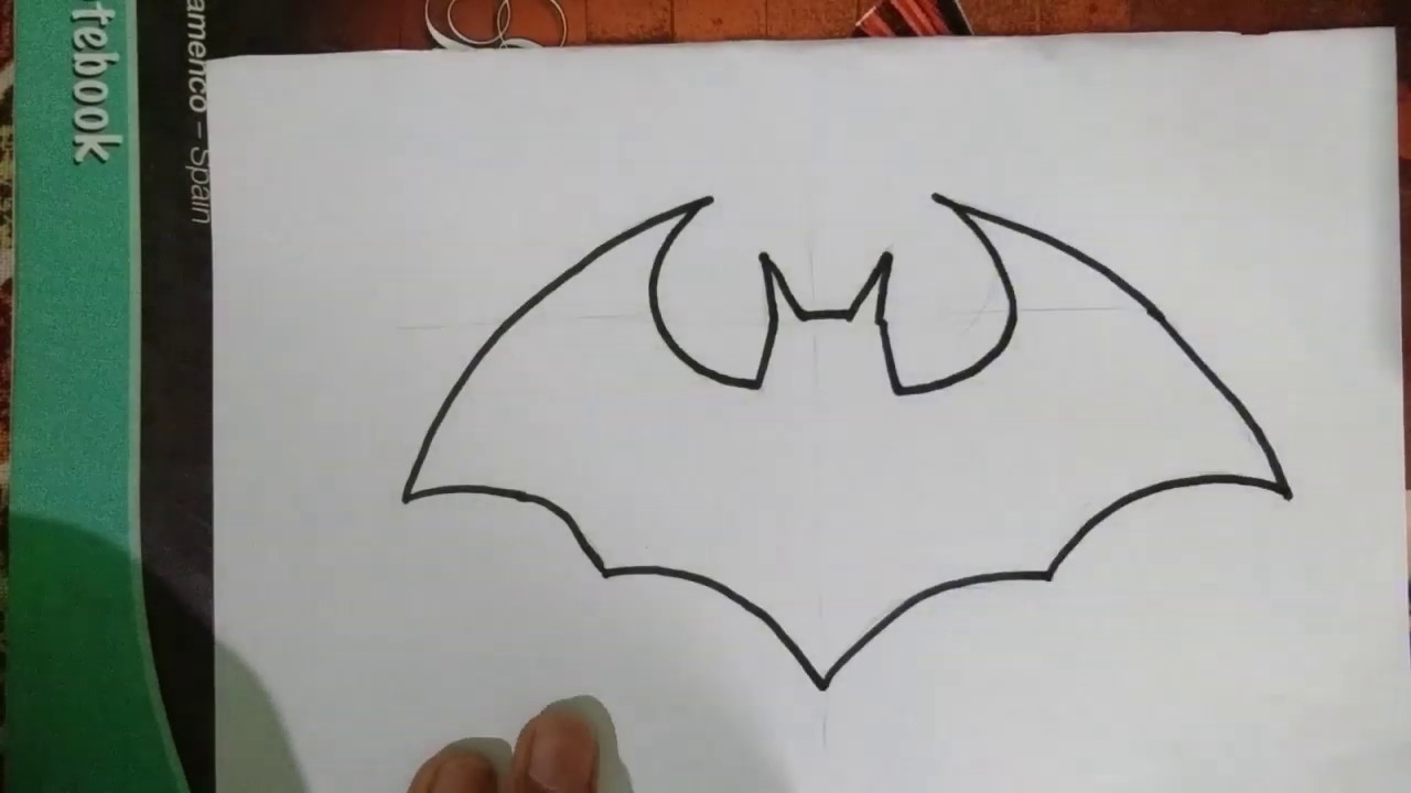 Bat Drawing  How To Draw A Bat Step By Step