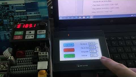 Truyền thông Modbus RTU HMI Weintek với biến tần Delta MS300 P2