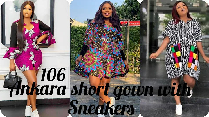 106 Ankara short gown styles on Sneakers/African fashion /thedocybrand
