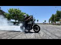 Harley wheelies dmv sesh harleyredhead ravi savage joey robinson 55gang