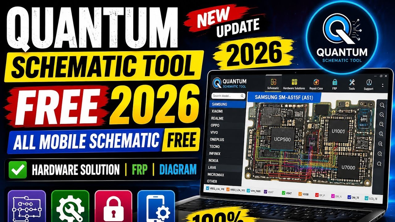 Quantum Schematic Tool Free 2026 | Latest Mobile Repair Software - YouTube