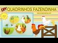 DIY Quadrinhos Fazendinha para Cozinha - Decoupage de um jeito diferente, vem conferir!