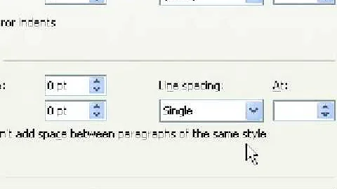 Microsoft Word 2007 - Change Default Line and Paragraph Spacing