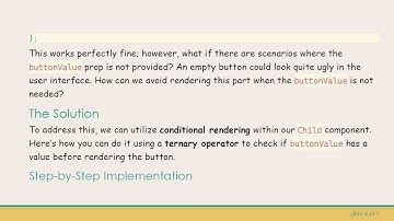 How to Conditionally Render Parts of a Component in ReactJS