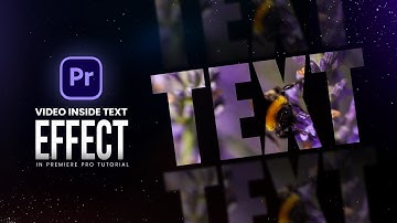 Mask Video in Text Shape Effect – Premiere Pro Tutorial | Adobe Rider