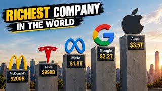Richest Companies in the World | 3d data comparison 