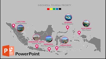 Tutorial Animasi PowerPoint - Peta Lokasi | PowerPoint Animation Tutorial - Location Map