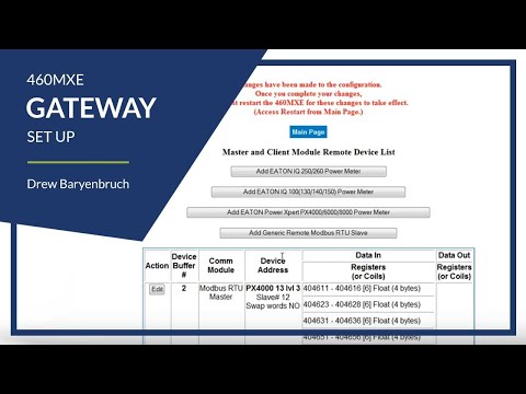 460MXE Gateway Setup