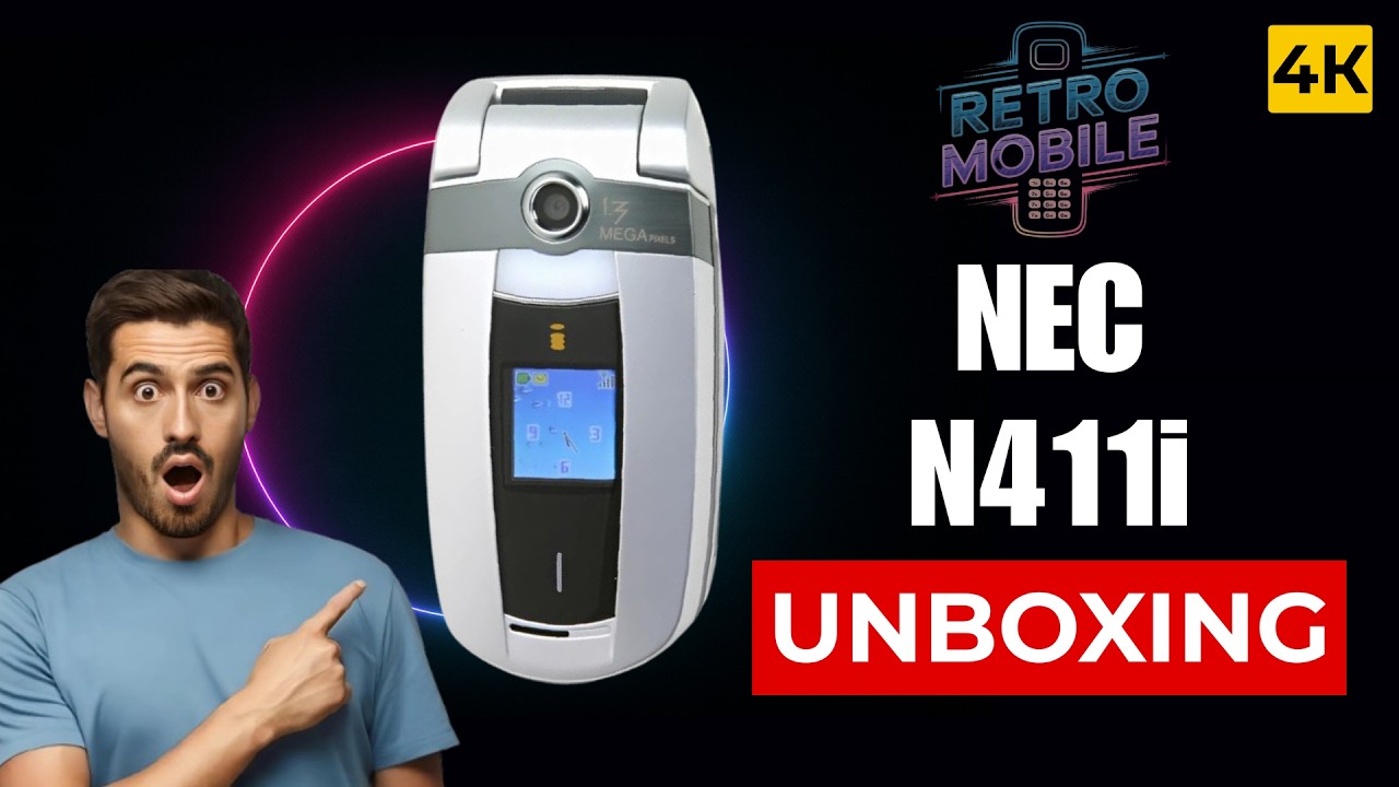 Nec N411i Unboxing 4K — with all original accessories | Released in 2005