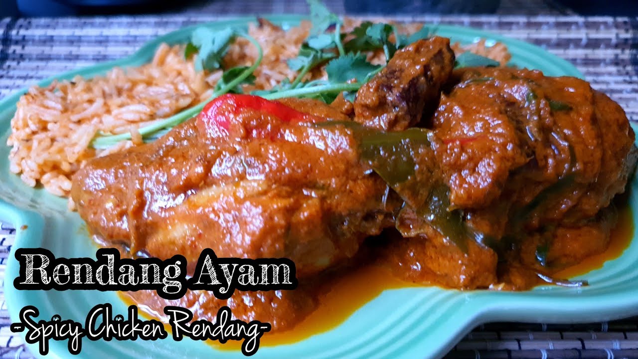 Resipi rendang ayam che nom