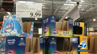 Panicked shoppers flock to Costco, Walmart to stock up on supplies amid coronavirus fears | ABC7