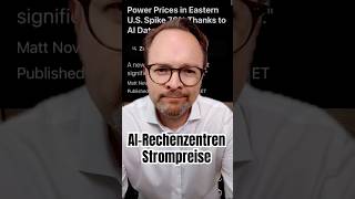 AI-Rechenzentren treiben Strompreise in den USA um 76 Prozent nach oben. ▹ eicker.TV