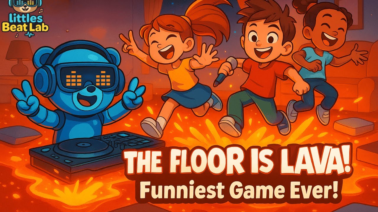 The Floor Is Lava Kids Song | Fun Dance Challenge for Children - YouTube