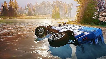 SPINTIRES MUDRUNNER Gameplay (2017) PS4 / Xbox One / PC