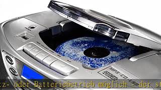 Karcher Cd Radio Rr 510N - Boombox (Mit Cd Player, Ukw Radio, Kassettenspieler, Mp3 Player Über Cd