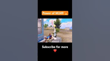 Don’t push Me when I have m249 🔥🤯🤯 #viral #bgmi #pubgmobile #shorts #fyp