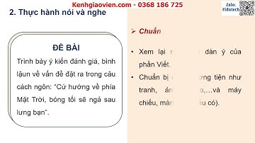 Giáo án powerpoint bài 1:  Nói và nghe | GA điện tử Ngữ văn 11 Cánh diều