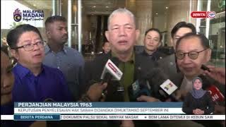 14 JULAI 2025 - BP - PERJANJIAN MALAYSIA 1963: KEPUTUSAN PENYELESAIAN HAK SABAH DIJANGKA DIMUKTAMAD